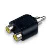 Philips SWV901693 Audio Adaptor One Second Single Lotus Revolution Double Lotus Mother AV Double Lotus Block RCA Revolution 2RCA Female Audio Video Converter