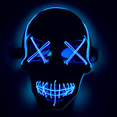 Demon Ghost Face Glowing Mask Halloween Masquerade Night Light Mask Party Performance Night Light Mask
Demon Ghost Face Glowing Mask Halloween Masquerade Night Light Mask Party Performance Night Light Mask