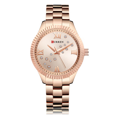 CURREN 9009 Women Watch Quartz Movement Crystal Wrist Watch Simple Causal Gift for Women
CURREN 9009 Women Watch Quartz Movement Crystal Wrist Watch Simple Causal Gift for Women