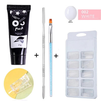 100Pcs Nail Art Tips Mold Nail Clip Nail Cuticle Pusher Therapy Pen 15ml Quick-drying Nail Poly Gel
100Pcs Nail Art Tips Mold Nail Clip Nail Cuticle Pusher Therapy Pen 15ml Quick-drying Nail Poly Gel