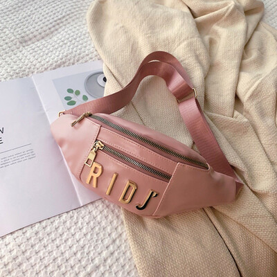 Fashion Women Bag PU Leather Small Crossbody Bag Zipped Letter Print Female Waist Chest Bag
Fashion Women Bag PU Leather Small Crossbody Bag Zipped Letter Print Female Waist Chest Bag