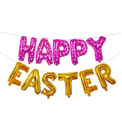Toponeto 16 inch Large Happy Easter Foil Balloon Set Banner Bunting Party Decoration
Toponeto 16 inch Large Happy Easter Foil Balloon Set Banner Bunting Party Decoration