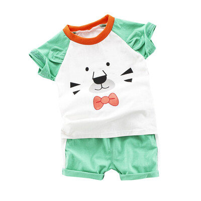 Summer Baby Clothes for Girls Short Sleeve Animal Print Tops Blouse T-shirtShorts Children Casual Boys Clothes Sets
Summer Baby Clothes for Girls Short Sleeve Animal Print Tops Blouse T-shirtShorts Children Casual Boys Clothes Sets