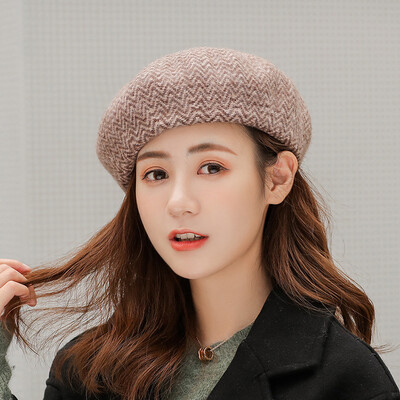 Autumn&Winter New Womens Thickening&Warming Wool Beret Water Wave Pattern Fashion Korean Printers Cap Pumpkin Cap
Autumn&Winter New Womens Thickening&Warming Wool Beret Water Wave Pattern Fashion Korean Printers Cap Pumpkin Cap