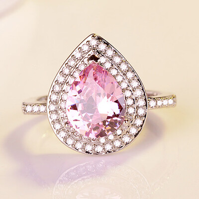 High Quality Drop Green Crystal Cubic Zirconia Stone Rings For Women Jewelry Water Droplet Pear Ring
High Quality Drop Green Crystal Cubic Zirconia Stone Rings For Women Jewelry Water Droplet Pear Ring