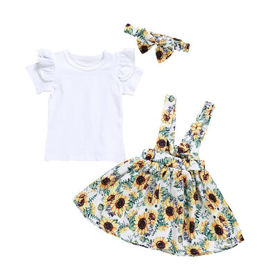 Summer New Baby Girls Cotton Suit Fashion Solid Color Short Flying SleeveFloral Printed DressHeadband Sets
Summer New Baby Girls Cotton Suit Fashion Solid Color Short Flying SleeveFloral Printed DressHeadband Sets