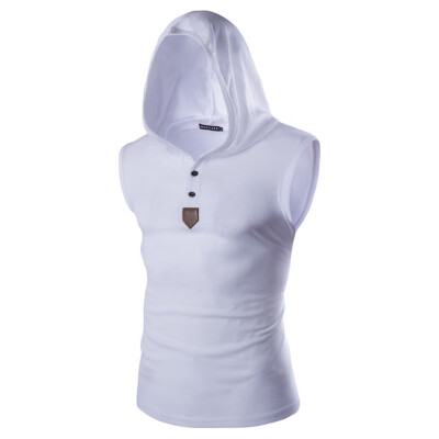 Tank Top Men Hooded Solid Color Sleeveless Vest Fitness Bodybuilding 7 Colors Men Vest
Tank Top Men Hooded Solid Color Sleeveless Vest Fitness Bodybuilding 7 Colors Men Vest