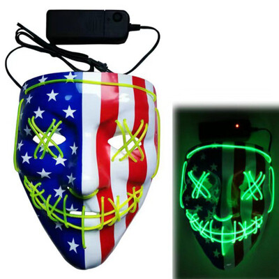 The Purge Election Year Great Funny Masks Halloween Mask EL Light Up Party Masks Festival Cosplay Costume Supplies Glow In Dark
The Purge Election Year Great Funny Masks Halloween Mask EL Light Up Party Masks Festival Cosplay Costume Supplies Glow In Dark