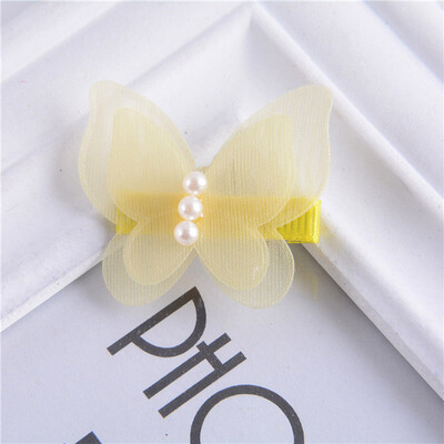 New Style Korean Version Baby Children Girls Hair Clips Cute Butterfly Shape Princess Pearl Chiffon Bow Hairpin Hair Accessory
New Style Korean Version Baby Children Girls Hair Clips Cute Butterfly Shape Princess Pearl Chiffon Bow Hairpin Hair Accessory
