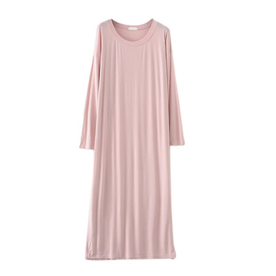 Pregnant Women Loose Modal Nightdress Ladies Long-sleeved Dress Large Size Long Night Dress
Pregnant Women Loose Modal Nightdress Ladies Long-sleeved Dress Large Size Long Night Dress