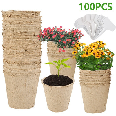 50Pcs Peat Pots for Garden Seedling Organic Germination Biodegradable Seedling Trays 50Pcs Plants Seeds Tags Label
50Pcs Peat Pots for Garden Seedling Organic Germination Biodegradable Seedling Trays 50Pcs Plants Seeds Tags Label