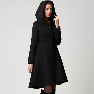 Toponeto Women Fashion Hooded Cape Pullover Lady Elegant Waist Pocket Winter Warm Coat
Toponeto Women Fashion Hooded Cape Pullover Lady Elegant Waist Pocket Winter Warm Coat