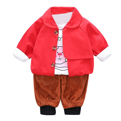 Autumn Baby Boy Girl Cute Long Sleeve Cartoon Print T-shirt Sweatshirt Trousers Casual Outfits Sets
Autumn Baby Boy Girl Cute Long Sleeve Cartoon Print T-shirt Sweatshirt Trousers Casual Outfits Sets