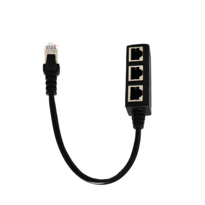 LAN Ethernet Network Splitter RJ45 Connector Type Adapter Cable 1 Male To 3 Female Converter
LAN Ethernet Network Splitter RJ45 Connector Type Adapter Cable 1 Male To 3 Female Converter