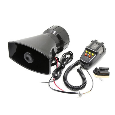 Car Megaphone 5 Tone Alarm Horn 12V 110dB Loud Speaker Fire Alarm Ambulance Blaring Police Siren
Car Megaphone 5 Tone Alarm Horn 12V 110dB Loud Speaker Fire Alarm Ambulance Blaring Police Siren