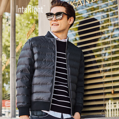 INTERIGHT mens fashion baseball collar cold handsome warm warm down jacket wild jacket navy
INTERIGHT mens fashion baseball collar cold handsome warm warm down jacket wild jacket navy