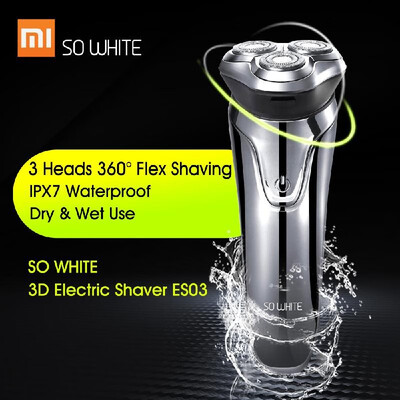 Original Xiaomi SO WHITE ES03 Electric Shave Razor 3 Head Flex Dry Wet Shaving Washable Mode Comfy Clean USB Fast Charge Power Ind
Original Xiaomi SO WHITE ES03 Electric Shave Razor 3 Head Flex Dry Wet Shaving Washable Mode Comfy Clean USB Fast Charge Power Ind