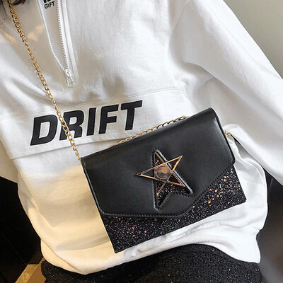 2019 bags for women 2019 Fashion Cute Personality Pentagram Decor Sequined All-match Casual Shoulder Bag
2019 bags for women 2019 Fashion Cute Personality Pentagram Decor Sequined All-match Casual Shoulder Bag