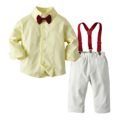 Autumn Toddler Baby Boys Clothing Sets Long Sleeve Bow Tie ShirtLong Pants Formal Gentleman Suits
Autumn Toddler Baby Boys Clothing Sets Long Sleeve Bow Tie ShirtLong Pants Formal Gentleman Suits