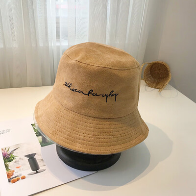 New Korean chic fisherman hat Korean version 100 Japanese alphabet soft suede basin hat for travel sunshade hat
New Korean chic fisherman hat Korean version 100 Japanese alphabet soft suede basin hat for travel sunshade hat