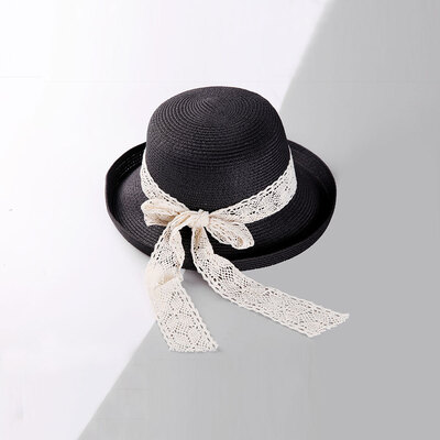 Hat Female Korean Version Summer Beach Holiday Hat with Big Turning eaves Lace Ribbon&Sunscreen Straw Hat
Hat Female Korean Version Summer Beach Holiday Hat with Big Turning eaves Lace Ribbon&Sunscreen Straw Hat