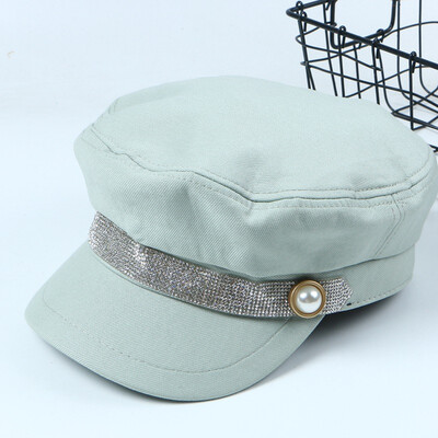 South Korean women spring&summer retro British drill newsboy painter hat Korean bud pearl beret pumpkin octagonal hat
South Korean women spring&summer retro British drill newsboy painter hat Korean bud pearl beret pumpkin octagonal hat