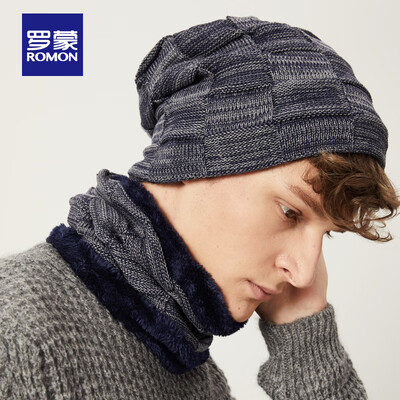 ROMON ROMON autumn&winter hat mens trend wild warm neck set wool hat plus velvet knit hat windproof cap combination navy
ROMON ROMON autumn&winter hat mens trend wild warm neck set wool hat plus velvet knit hat windproof cap combination navy