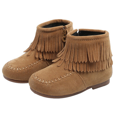 Autumn Winter Hot Sale Korean Baby Girls Tassels Martin Boots Solid Color CashmereRubber Childrens Shoes For 0-6 Years Kids
Autumn Winter Hot Sale Korean Baby Girls Tassels Martin Boots Solid Color CashmereRubber Childrens Shoes For 0-6 Years Kids