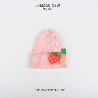 2019 new parent-child hat childrens strawberry doll curling wool hat Korean version of candy color adult wool hat
2019 new parent-child hat childrens strawberry doll curling wool hat Korean version of candy color adult wool hat