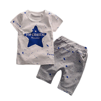 Boys short sleeved T-ShirtsChildren Shorts Baby Boys Summer Clothes Kids Short Sleeve Clothing Set Star Toddler
Boys short sleeved T-ShirtsChildren Shorts Baby Boys Summer Clothes Kids Short Sleeve Clothing Set Star Toddler