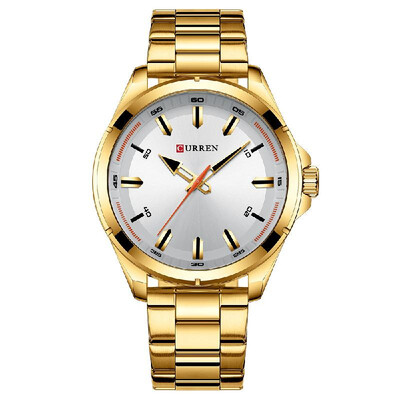 CURREN Men Quartz Business Fashion Watch Stainless Steel Strap Simple Creative Wristwatch for Business Date Party Gift
CURREN Men Quartz Business Fashion Watch Stainless Steel Strap Simple Creative Wristwatch for Business Date Party Gift