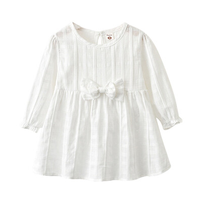 Baby Girls Autumn Long Flare Sleeve Solid Print Dress With Bowknot Kids Princess Pageant Dresses 0-6y
Baby Girls Autumn Long Flare Sleeve Solid Print Dress With Bowknot Kids Princess Pageant Dresses 0-6y