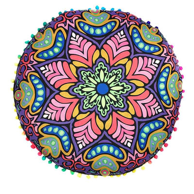 43 43 CM Round Indian Mandala Floor Round Bohemian Pillows Case Color Pillow Cover Textile Pillow Slip
43 43 CM Round Indian Mandala Floor Round Bohemian Pillows Case Color Pillow Cover Textile Pillow Slip