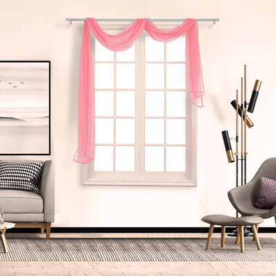 Gobestart 1Pcs Voile Curtain Swags All Colours Pelmet Valance Net Curtains Voile Swag
Gobestart 1Pcs Voile Curtain Swags All Colours Pelmet Valance Net Curtains Voile Swag