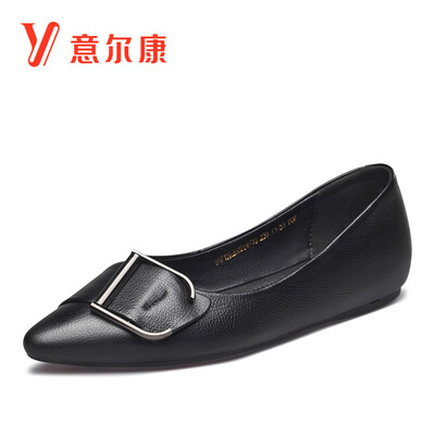 Yierkang Ms pointed strips buckle flat flat with shallow mouth single shoes female 9171DA26026W black 37
Yierkang Ms pointed strips buckle flat flat with shallow mouth single shoes female 9171DA26026W black 37