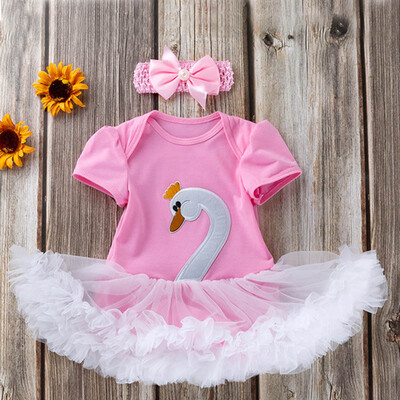 Summer Infant Baby Girls Short Sleeve Animal Goose Rompers Kids Bodysuit Jumpsuit With Headband
Summer Infant Baby Girls Short Sleeve Animal Goose Rompers Kids Bodysuit Jumpsuit With Headband