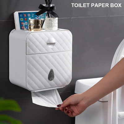 New Wall Mounted Toilet Roll Holder Drawer Bathroom Tissue Paper Box Waterproof Rack
New Wall Mounted Toilet Roll Holder Drawer Bathroom Tissue Paper Box Waterproof Rack