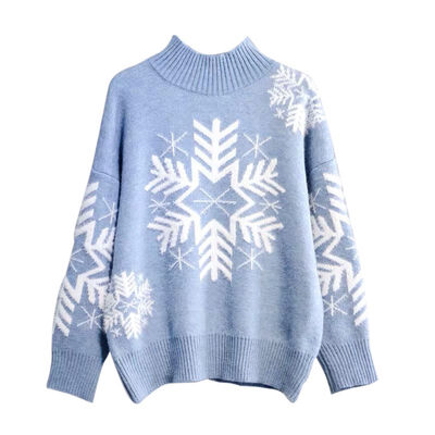 Winter Half-neck Sweater Womens Loose Thick Water Velvet Christmas Sweater Pullovers
Winter Half-neck Sweater Womens Loose Thick Water Velvet Christmas Sweater Pullovers