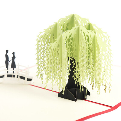 3D Willows Tree Cards Handmade Greeting Card Postcard Wedding Invitations Cards Birthday Blessing Christmas Card
3D Willows Tree Cards Handmade Greeting Card Postcard Wedding Invitations Cards Birthday Blessing Christmas Card