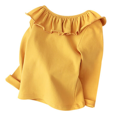 Autumn Baby Girl Long Sleeve Ruffle Design T-Shirts Kids Solid Color Soft Comfy Tops Tees Children Casual Blouse
Autumn Baby Girl Long Sleeve Ruffle Design T-Shirts Kids Solid Color Soft Comfy Tops Tees Children Casual Blouse