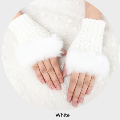 New Fashion Women Winter Warmer Fingerless Gloves Knitted Faux Rabbit Fur Wrist Mitten
New Fashion Women Winter Warmer Fingerless Gloves Knitted Faux Rabbit Fur Wrist Mitten