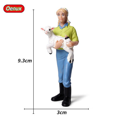Oenux Realistic Farmers Model Simulation Breeder Feed Shepherd Figurines Dog Animal Figurine Miniature Cute Toys For Children
Oenux Realistic Farmers Model Simulation Breeder Feed Shepherd Figurines Dog Animal Figurine Miniature Cute Toys For Children