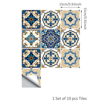 10PcsSet Thickened PVC Tile Stickers Square Removable Waterproof Self-Adhesive Wall Decor Murals for Bathroom Kitchen Bedroom
10PcsSet Thickened PVC Tile Stickers Square Removable Waterproof Self-Adhesive Wall Decor Murals for Bathroom Kitchen Bedroom