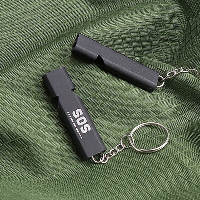 Double Pipe High Quality Whistle High Decibel Stainless Steel Outdoor Emergency Survival Whistle Keychain Cheerleading Whistle
Double Pipe High Quality Whistle High Decibel Stainless Steel Outdoor Emergency Survival Whistle Keychain Cheerleading Whistle