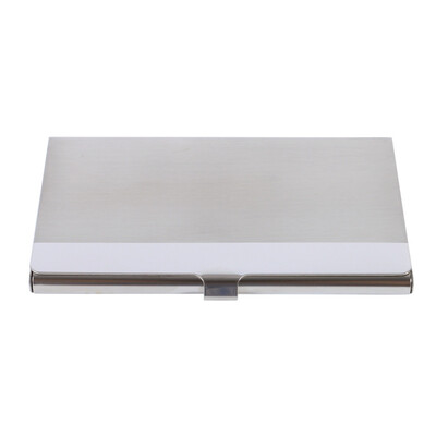 Waterproof Business ID Credit Card Holder Case Cover Stainless Steel Silver Aluminium Metal Case Box
Waterproof Business ID Credit Card Holder Case Cover Stainless Steel Silver Aluminium Metal Case Box