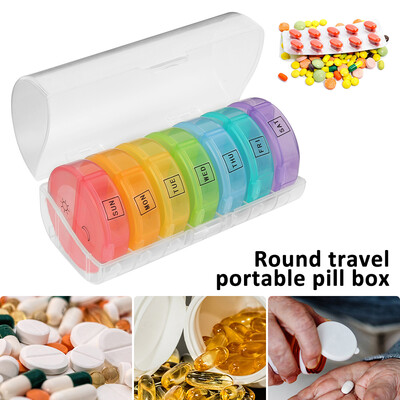 Portable Pill Box 7 Day AM PM Twice a Day Weekly Pill Box Case with Moisture-Proof Design Rainbow Color
Portable Pill Box 7 Day AM PM Twice a Day Weekly Pill Box Case with Moisture-Proof Design Rainbow Color
