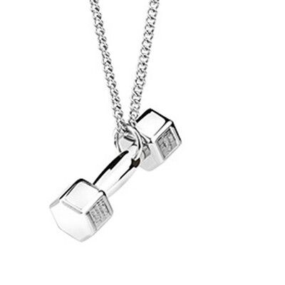 New Couple Pendants Personalized Sports&Fitness Lovers Jewelry Men Titanium Steel Dumbbell Barbell Necklace
New Couple Pendants Personalized Sports&Fitness Lovers Jewelry Men Titanium Steel Dumbbell Barbell Necklace