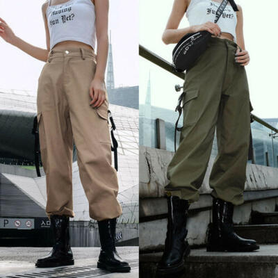 Women Straight Cargo Pants Ladies Girls Outdoor Sport Army Multi-Pocket Trousers
Women Straight Cargo Pants Ladies Girls Outdoor Sport Army Multi-Pocket Trousers