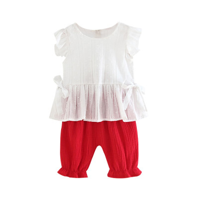 Summer Baby Girls Butterfly Sleeve Blouse Tops Shorts Suits Casual Outfits Sets New
Summer Baby Girls Butterfly Sleeve Blouse Tops Shorts Suits Casual Outfits Sets New
