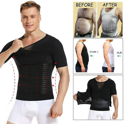 SLIMBELLE Mens Extra Tummy Compression Tank Top Body Shaper Chest Moobs Breathable Vest
SLIMBELLE Mens Extra Tummy Compression Tank Top Body Shaper Chest Moobs Breathable Vest